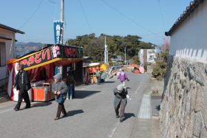 弘法市の出店